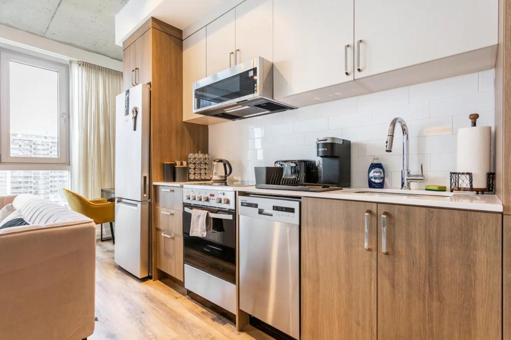 Ferienwohnung 2Br+Gym For Vip Corporate & Students Downtown Mtl Montréal Exterior foto